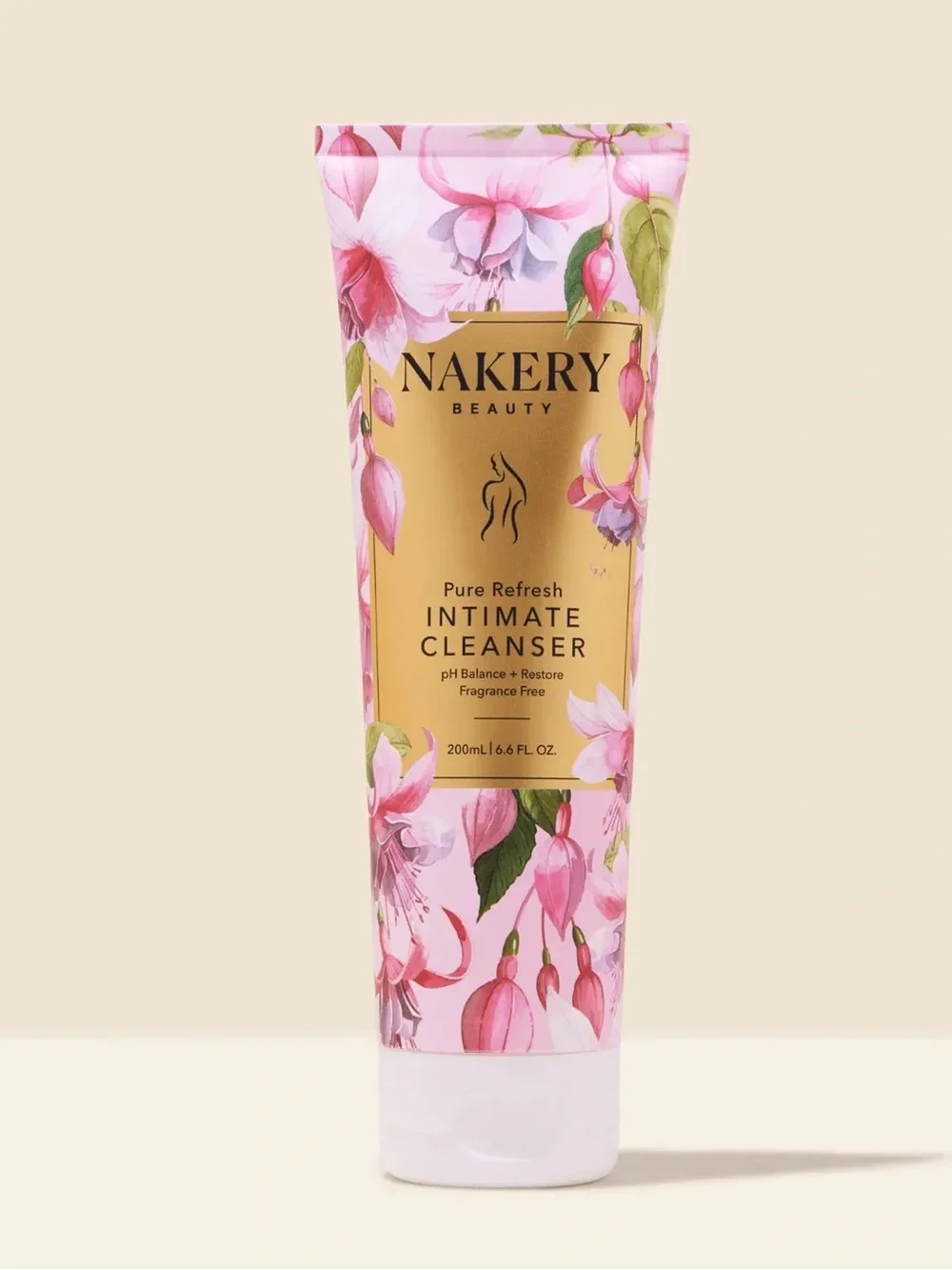 Nakery Beauty Pure Fresh Intimate Cleanser- ph balance, fragrance free, hydrate